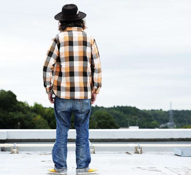 FULLCOUNT コットン フランネルワークシャツ Original Cotton Check Flannel Work Shirt Lot.4106