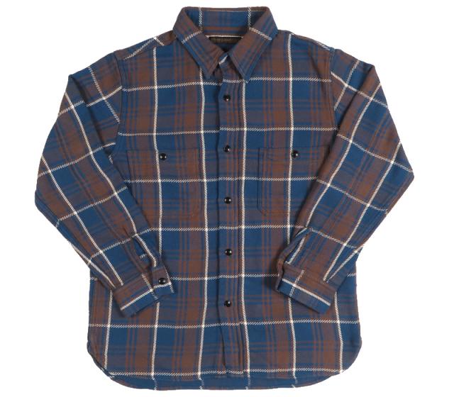 FULLCOUNT コットン フランネルワークシャツ Original Cotton Check Flannel Work Shirt Lot.4106