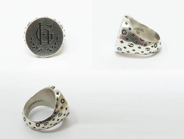 GLAD HAND JEWERLY Made in U.S.A シルバー925 リング ファミリークレスト