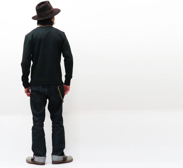 GLAD HAND グラッドハンド 長袖 Tシャツ クルーネック 胸ポケット 天竺生地 パックTee GLADHAND-25