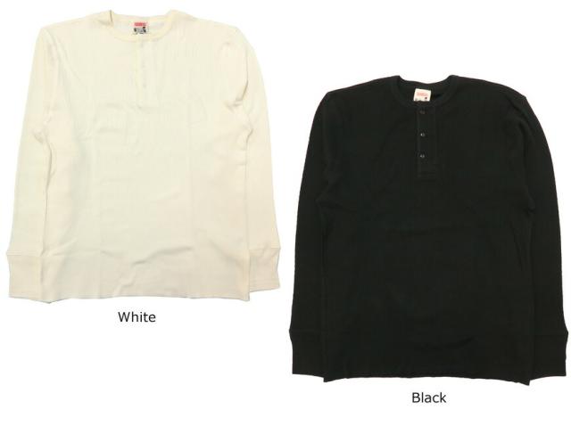 GLAD HAND グラッドハンド 長袖 Tシャツ ヘンリーネック ワッフル生地 大き目サイズ パックTee GLADHAND-28