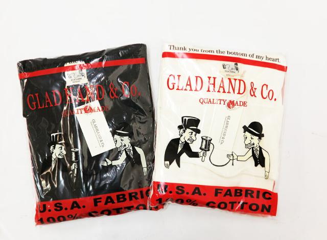 GLAD HAND グラッドハンド 長袖 Tシャツ ヘンリーネック ワッフル生地 大き目サイズ パックTee GLADHAND-28