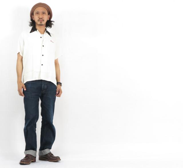 King Louie byHoliday キングルイ ボウリング シャツ ボーリング 実名復刻 ALLEY-GATORS レーヨン 刺繍 KL38666