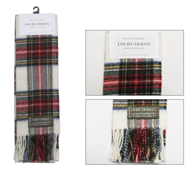 Lochcarron タータンチェック ラムズウール マフラー Made in Scotland