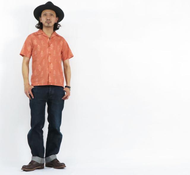 ORGUEIL オルゲイユ コットンリネンオープンカラー 半袖シャツ LUCKY RUDY OR-5060