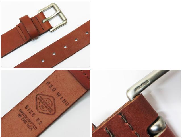 REDWING レッドウィング レザーベルト 38mm幅 オロパイオニア S.B.FOOT社レザー ORO PIONEER STYLE NO.96501
