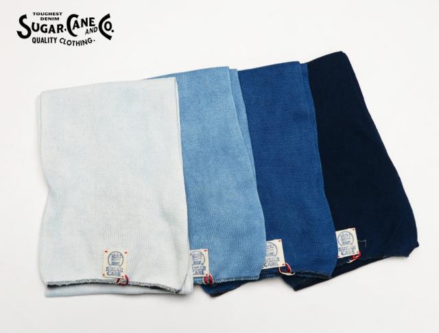 シュガーケーン SUGAR CANE 阿波本藍染め コットンスカーフ