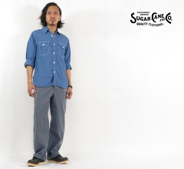 SUGAR CANE コークストライプ ワークパンツ SC42213