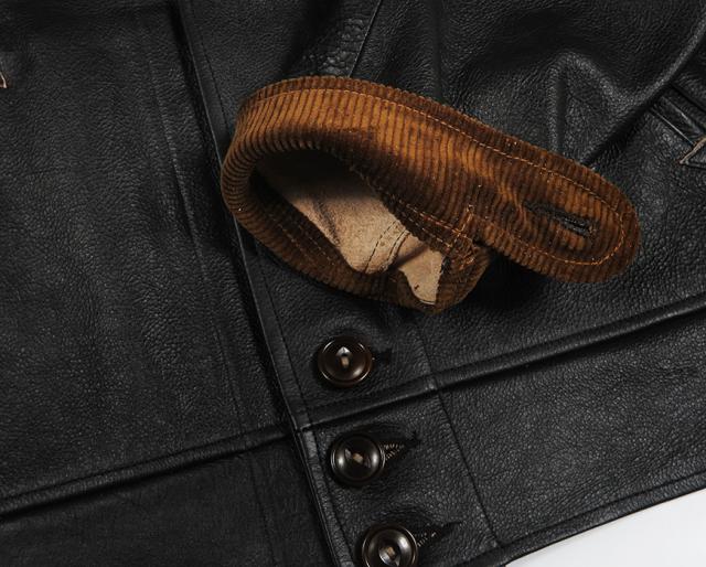 シュガーケーン SUGAR CANE MFSC 1930’s レザー コサックジャケット CAMPUS BUTTON JACKET SC80678