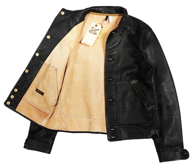 シュガーケーン SUGAR CANE MFSC 1930’s レザー コサックジャケット CAMPUS BUTTON JACKET SC80678