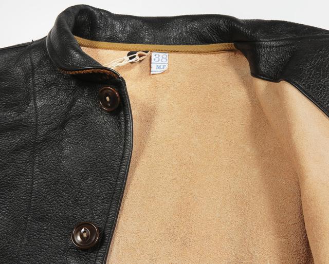 シュガーケーン SUGAR CANE MFSC 1930’s レザー コサックジャケット CAMPUS BUTTON JACKET SC80678