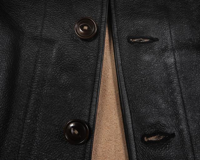 シュガーケーン SUGAR CANE MFSC 1930’s レザー コサックジャケット CAMPUS BUTTON JACKET SC80678