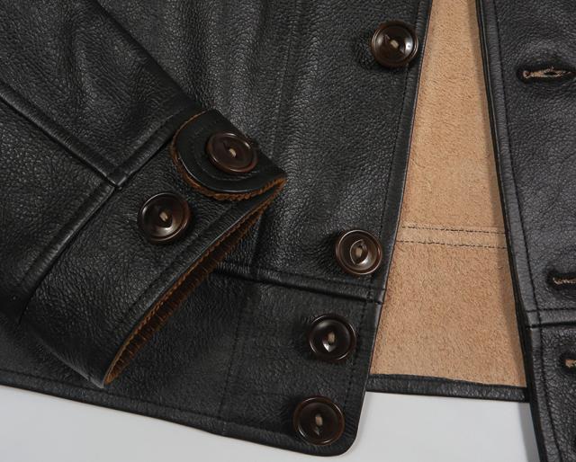 シュガーケーン SUGAR CANE MFSC 1930’s レザー コサックジャケット CAMPUS BUTTON JACKET SC80678