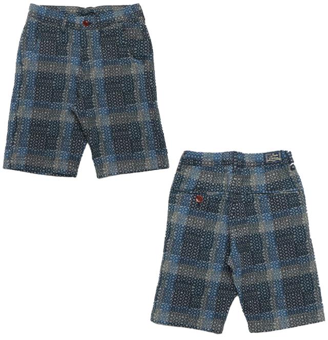 STUDIO D'ARTISAN 野良着刺し子ショートパンツ SD1827