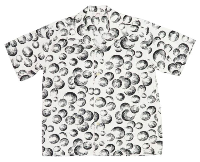 STAR OF HOLLYWOOD スターオブハリウッド 半袖 コットン オープンカラーシャツ BUBBLE SH39321