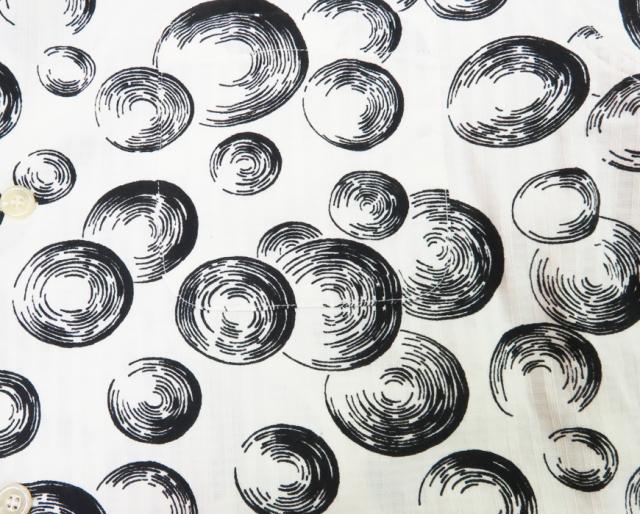 STAR OF HOLLYWOOD スターオブハリウッド 半袖 コットン オープンカラーシャツ BUBBLE SH39321