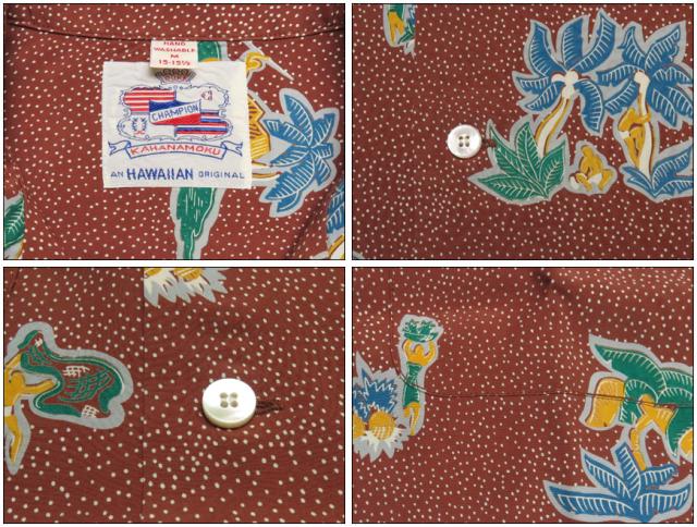 Duke Kahanamoku 半袖 ハワイアンシャツ DUKE'S POLKA-DOTS Special Edition DK38677