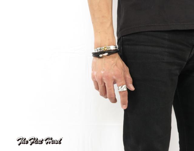 フラットヘッド THE FLAT HEAD シルバー925 ラフフェザー リング Lサイズ FN-JR-002 