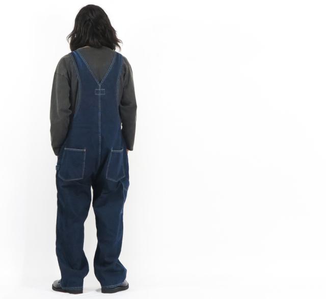 ジョンブル JOHNBULL ライトオンスデニムオーバーオール ナチュラルブルー ID118 21596