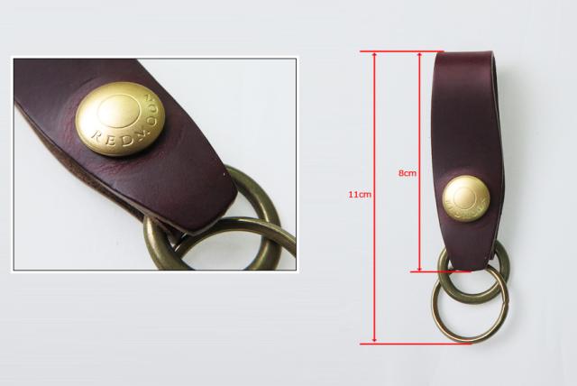 レッドムーン ホーウィン社 クロムエクセルレザー キーホルダー KHB-CX
