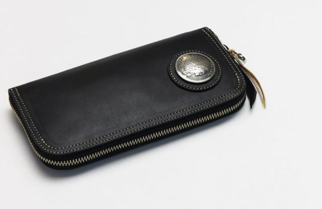レッドムーン ラウンドジップ ロングウォレット LP2000-RMA ネイティブアメリカンコンチョ