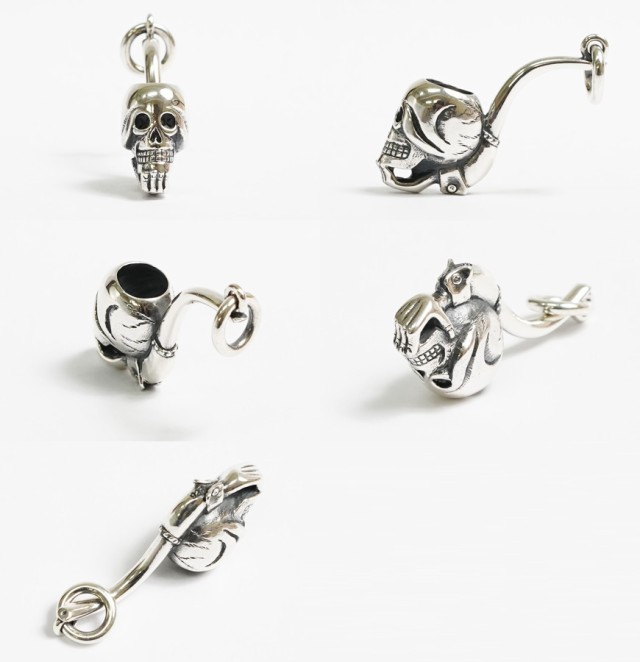 セール30 Off Weirdo Jewerly ウィアード ジュエリー Skull Pipo シルバー925 ペンダントトップ 銀 Glad Hand グラッドハンド 在庫一掃