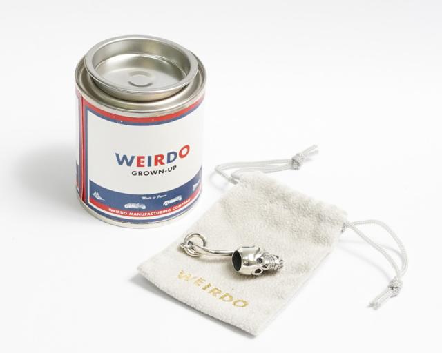 WEIRDO JEWERLY ウィアード ジュエリー SKULL PIPO シルバー925 ペンダントトップ 銀 GLAD HAND グラッドハンド