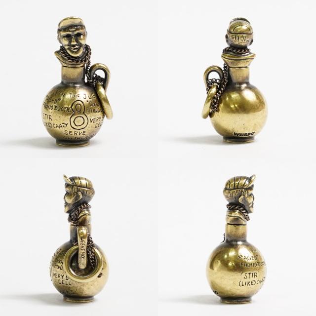 WEIRDO JEWERLY ウィアード ジュエリー JAIL BOTTLE ブラス ペンダントトップ 真鍮 GLAD HAND グラッドハンド