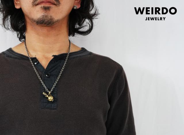 WEIRDO JEWERLY ウィアード ジュエリー JAIL BOTTLE ブラス ペンダントトップ 真鍮 GLAD HAND グラッドハンド