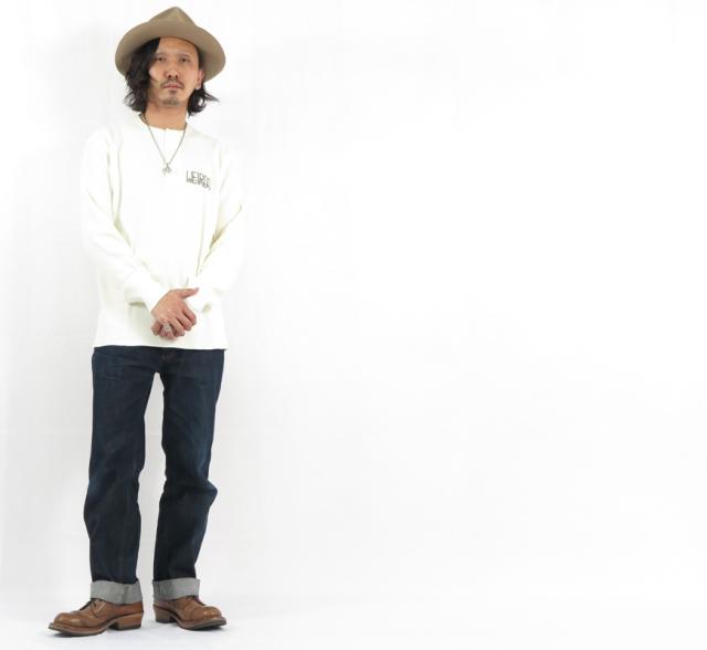 WEIRDO ウィアード 長袖 ヘンリーネック ワッフル Tシャツ SHRUNKEN HEAD GLAD HAND グラッドハンド