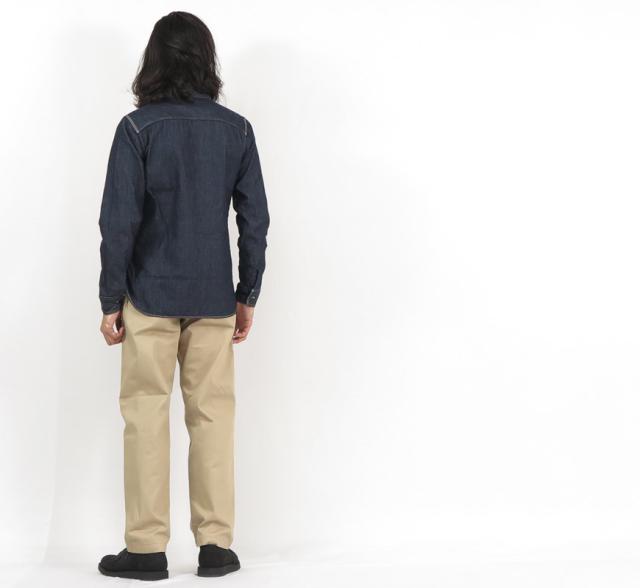 SPELLBOUND 6ozデニムオーセンティックワークシャツ 46-157E-29-8