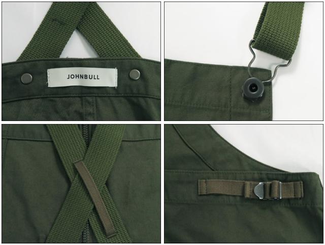 ジョンブル JOHNBULL コーデュラオーバーオール 21589