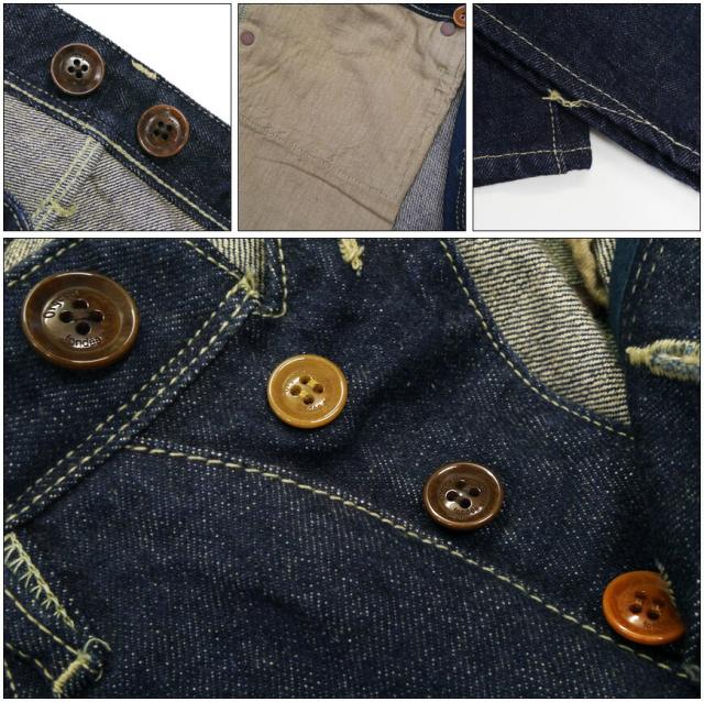 ORGUEIL クラシックミニカラー長袖シャツ インディゴチェック OR-068B