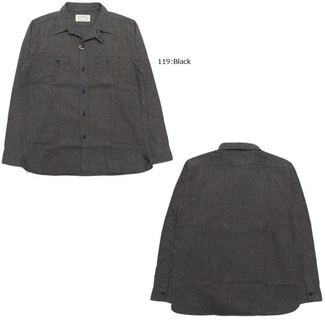 シュガーケーン SUGAR CANE フィクションロマンス 6.5oz インディゴ ビーチクロス ワーク シャツ 長袖 SC28283