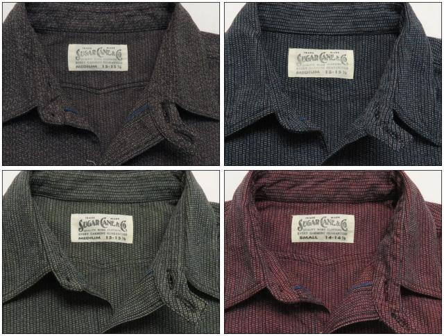 シュガーケーン SUGAR CANE フィクションロマンス 6.5oz インディゴ ビーチクロス ワーク シャツ 長袖 SC28283