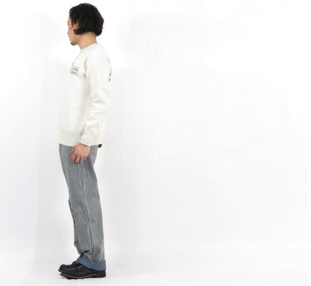 Pherrow's ペインターパンツ ヒッコリーストライプ 10oz デニム ヒッコリーストライプ 301WP