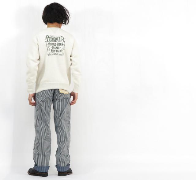 Pherrow's ペインターパンツ ヒッコリーストライプ 10oz デニム ヒッコリーストライプ 301WP