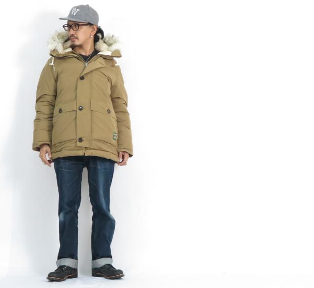 ALASKA SLEEPING BAG グースダウン ジャケット 「ARCTIC」 SUGAR CANE AS15004