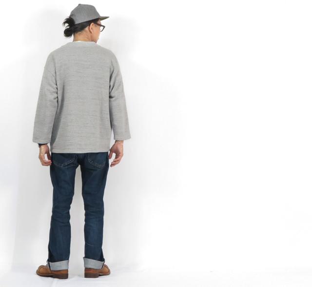 バーンズ BARNS 吊り編みドテラ ジャケット スウェット カーディガン 製品日本シリーズ BR-21300