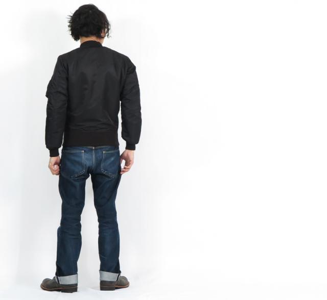 バズリクソンズ Buzz Rickson's BLACK MA-1 SLENDER LONG WILLIAM GIBSON BR14965