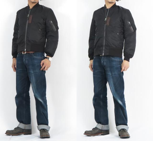 バズリクソンズ Buzz Rickson's BLACK MA-1 SLENDER LONG WILLIAM GIBSON BR14965