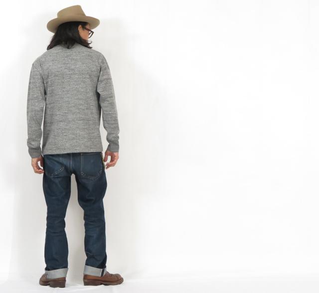 GLAD HAND グラッドハンド 長袖 Tシャツ クルーネック U.S.Aコットン Royal Class シリーズ
