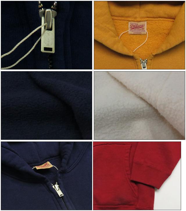 デラックスウェア DELUXEWARE フード フルジップ パーカー ユニオンスペシャル LPZ-P