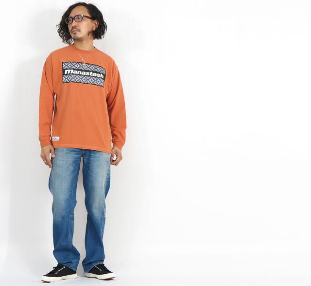 リサイクルコットン長袖Tシャツ KALEIDOSCOPE 7123045