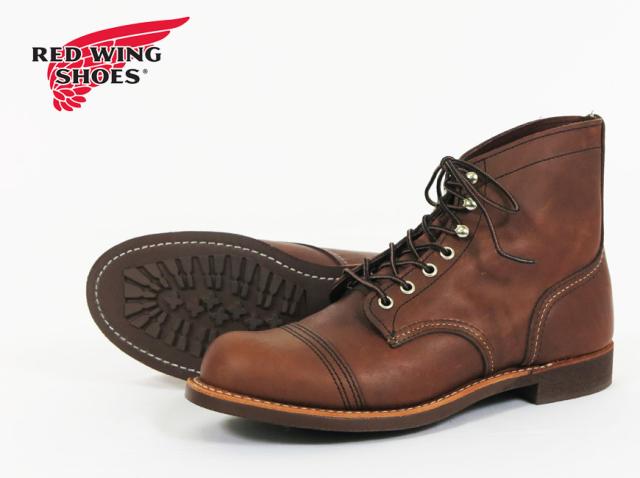 REDWING Iron Range Boots Amber Harness No.8111