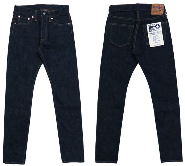 SAMURAI JEANS 新・511モデル 18oz藍+サムライコットンセルビッチデニム スリムテーパード ジーンズ S511AX
