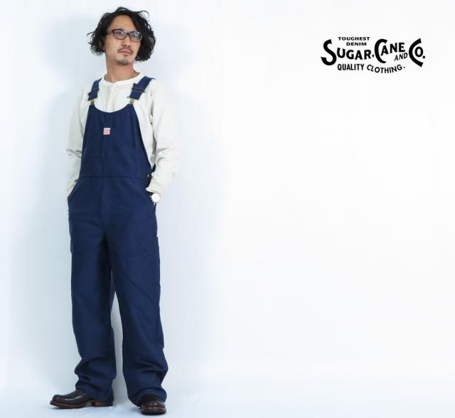 HEAD LIGHT × FICTION ROMANCE 9.5oz モールスキン ダイヤモンドバック オーバーオール ツナギ SUGAR CANE シュガーケーン SC42256