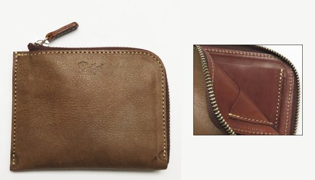 レッドムーン イタリアンレザー アラスカ Lジップスリムショートウォレット AL-SSW