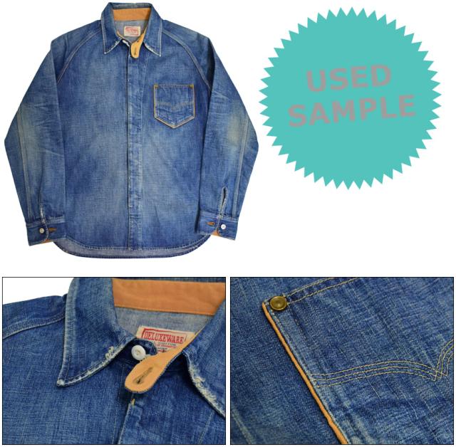 デラックスウェア DELUXEWARE 10.5oz デニム ワークシャツ 40s DENIM インディゴ 7640
