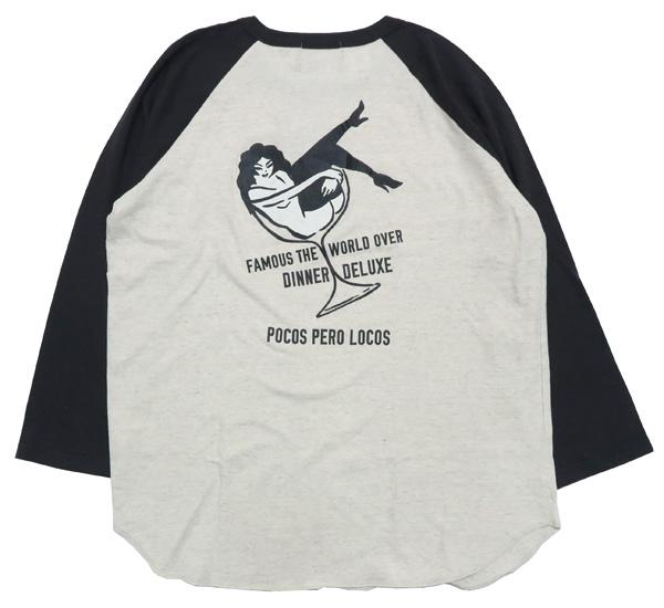 GANGSTERVILLE ヘンプ混 9分袖ラグランスリーブ ヘンリーネック Tシャツ PALM ISLAND REVUE GSC-22-SS-28 天竺生地 GLAD HAND グラッドハンド